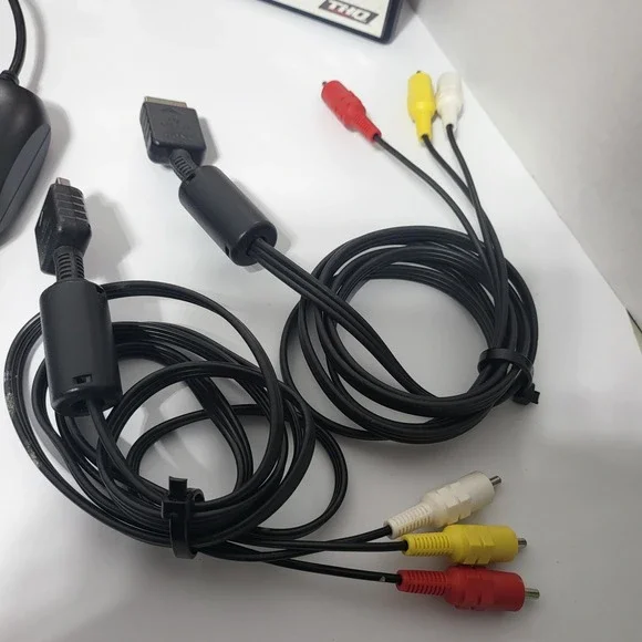 PlayStation 2, 5 Game Bundle, Guitar Hero Microphones, and accessories "Untested - Picture 9 of 9